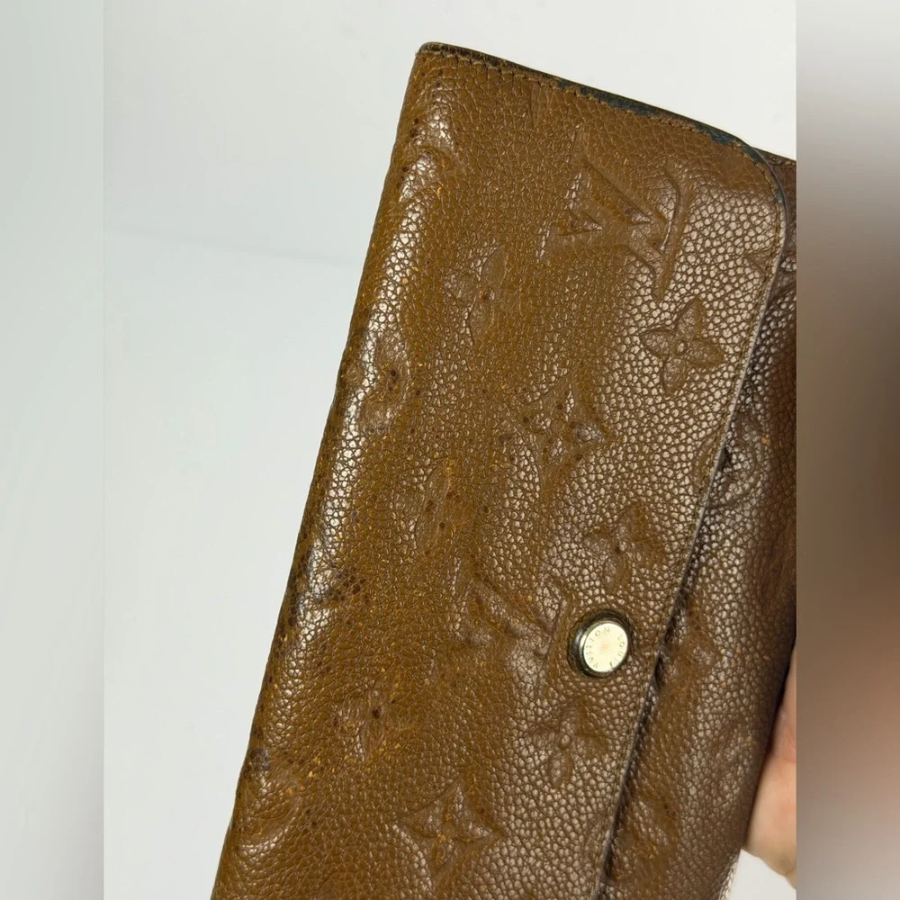 Louis Vuitton Virtuose Wallet Crafted Brown Monogram Empreinte Leather